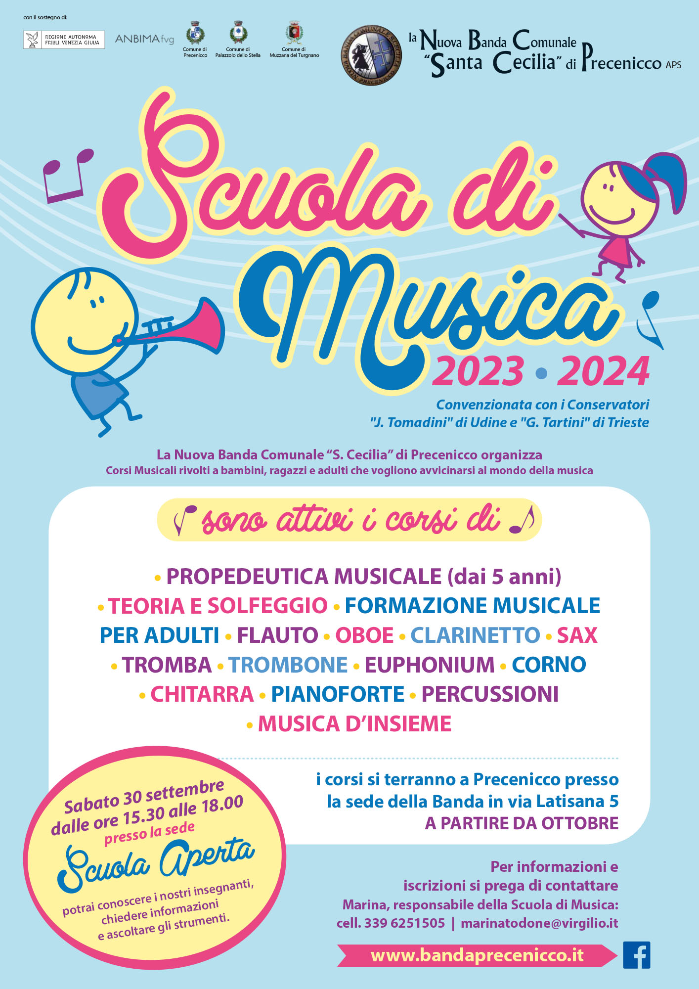 scuola di musica 2023 - 2024